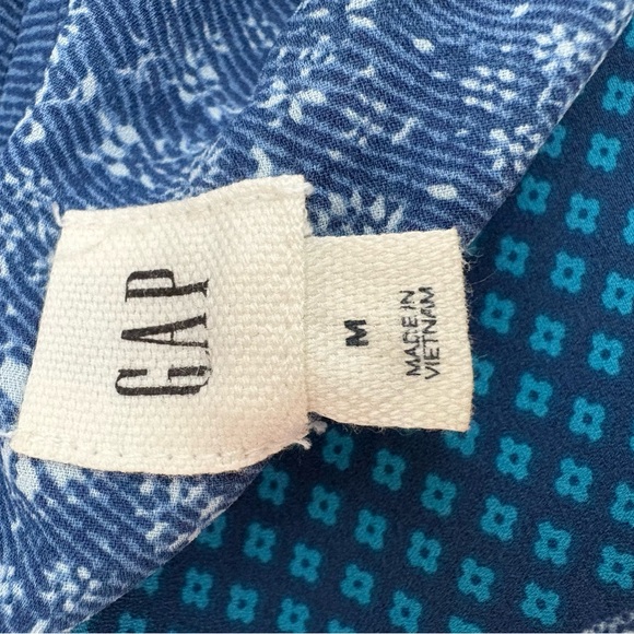 GAP Blue Patterned Blouse - Picture 6 of 7